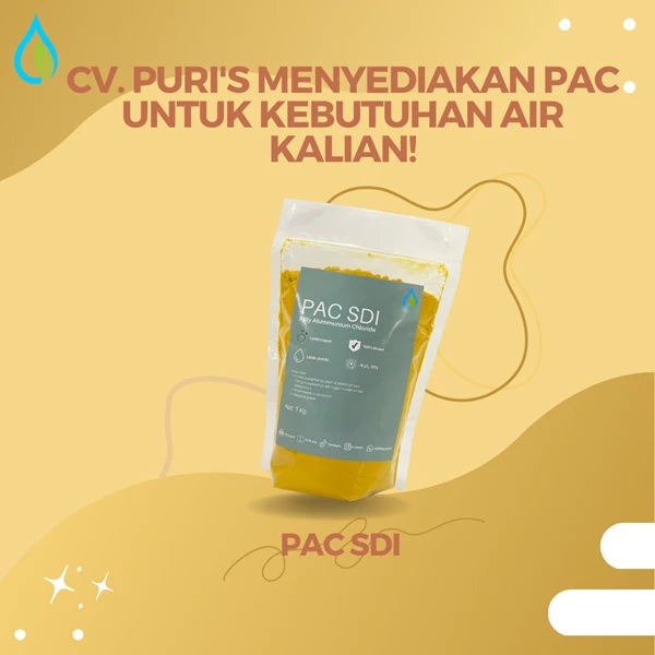 PAC Poly Aluminium Chloride PAC SDI - 25 Kg