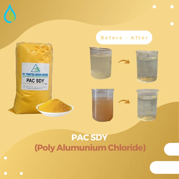 PAC SDY - Poly Aluminium Chloride / Water Purifier Ex China - 1 Kg